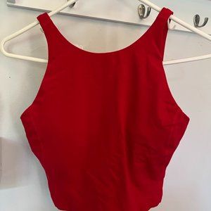 lululemon athletica Red Tank Top